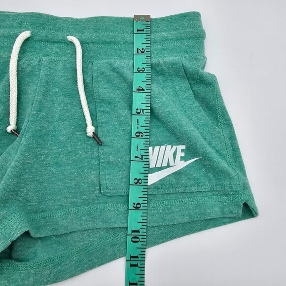 Nike Shorts Women's Small, Green, Lightweight Lounge, Cotton Blend - Picture 15 of 15
